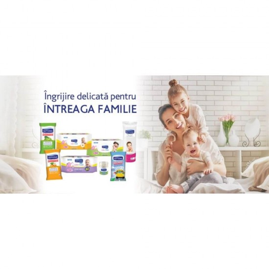 Servetele Umede Antibacteriene SEPTONA, 60 Buc/Set, Mar Verde, Servetele Umede Septona, Servetele Antibacteriene Septona, Servetele Antibacteriene, Servetele Umede pentru Maini, Servetele Dezinfectante pentru Maini