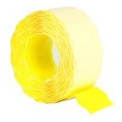 Etichete de Pret Galbene 26x12 mm, 1500 Etc/Rola - Etichete Autoadezive Colorate