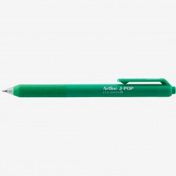 Pix Cu Gel Artline J-pop Eco Green, Rubber Grip, Varf 0.7mm - Verde