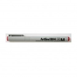 Ohp Non-permanent Marker Artline 804, Varf Mediu - 1.0mm - Rosu