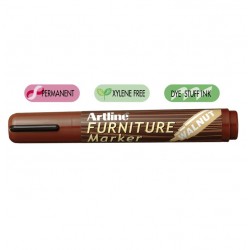 Marker Artline 95, Pentru Mobilier Din Lemn (retusuri), Corp Plastic, Varf Tesit 2.0-5.0mm - Nuc