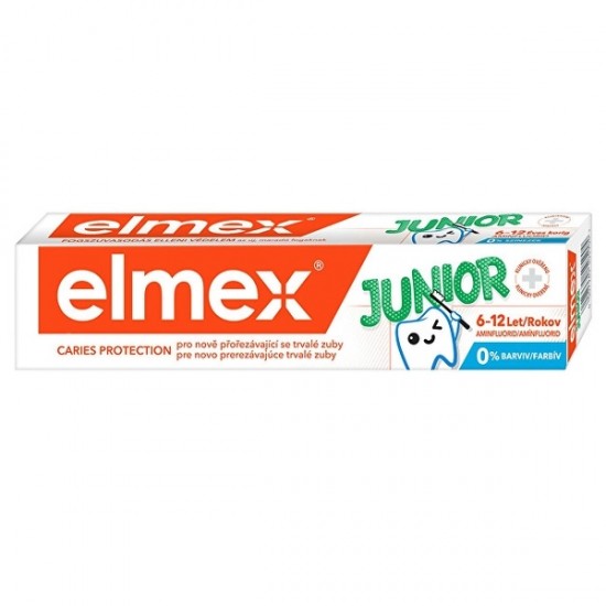 Elmex Pasta De Dinti Junior Caries Protection 6-12 Ani, 75ml