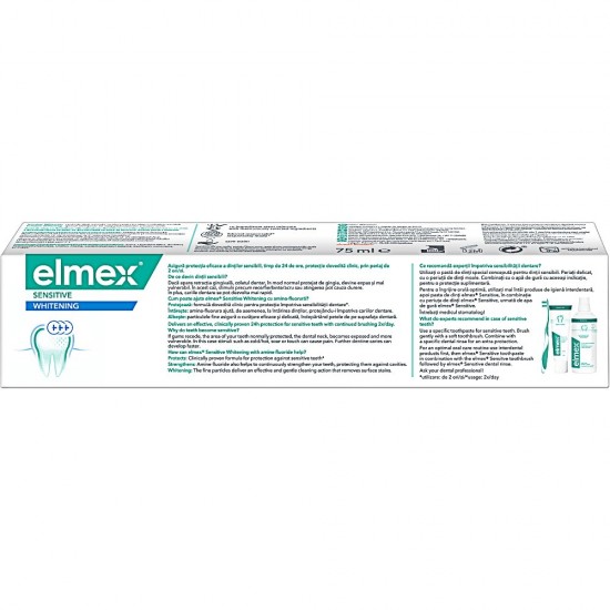 Elmex Pasta De Dinti Sensitive Gentle White, 75ml