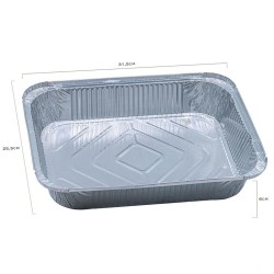 Forma de Copt, Material Aluminiu, Dimensiuni 31.5x25.5x6 cm, Model S-931, 100 Buc/Set