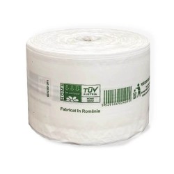 Pungi Biodegradabile Verzi in Rola, Dimensiune 23x12x45 cm, Grosime 23 MIC, Cantitate 250 Buc/Rola