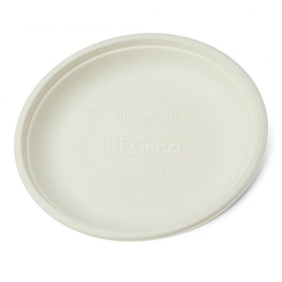 Set 700 Farfurii Plate Biodegradabile 17 cm din Fibra Lemnoasa, Dimensiune 170x15 mm