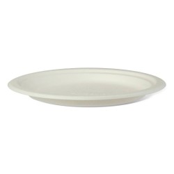 Set 500 Farfurii Plate Biodegradabile 22 cm din Fibra Lemnoasa, Dimensiune 220x20 mm