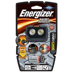 Lanterna Led De Cap, Energizer Magnet Headlight, 250 Lumeni, Raza De 60m, Cu 3 Baterii Aaa
