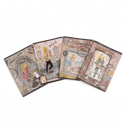 Caiet A5, 48 File, 80gsm, Coperta Carton 300gsm, Design Elisa - Dictando