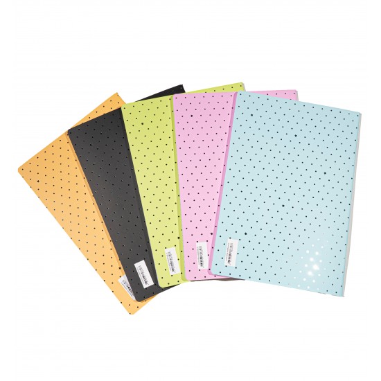 Caiet A4, 60 File, 80gsm, Coperta Carton 300gsm, Design Dots - Dictando