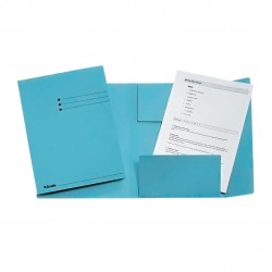 Dosar Tip Plic Esselte, Carton, A4, Albastru