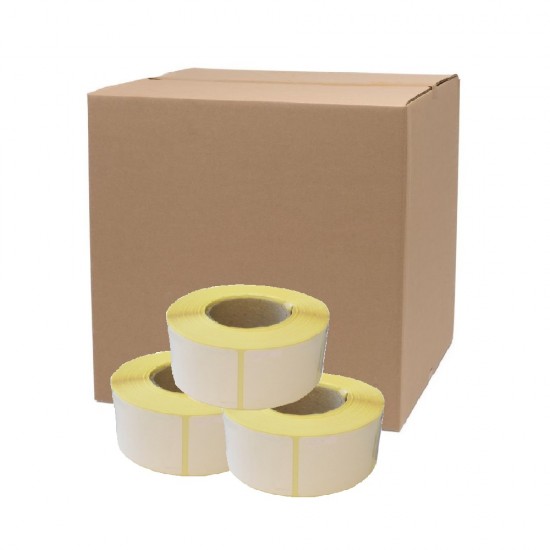 Set 84 Role Etichete Termice Autoadezive 40x46 mm, 600 Etichete/Rola, Autocolant Termo Eco