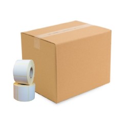 Set 45 Role Etichete Termice Autoadezive ROLLIS 58x43 mm, 1000 Etichete/Rola, Autocolante Termo Eco