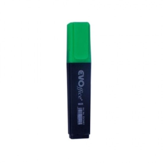 Textmarker EVOffice, Verde Fluorescent cu Varf Tesit - Evidentiator
