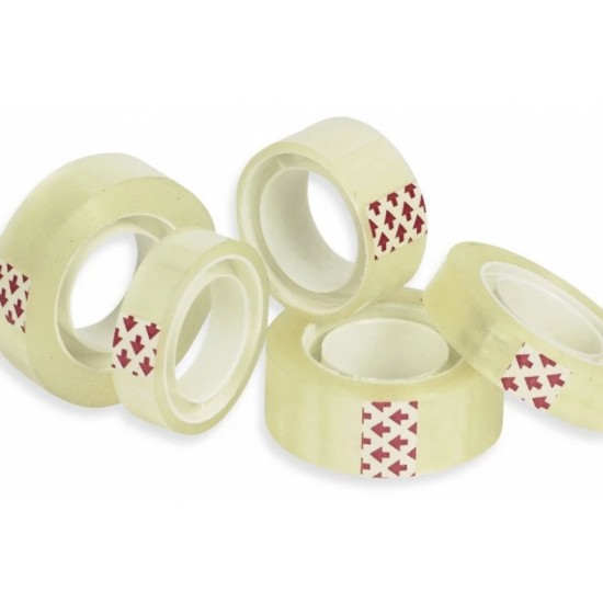 Banda Adeziva Transparenta 12mm*10m Evoffice