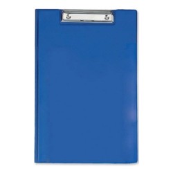 Clipboard EVOffice din Carton Plastifiat Dublu A4, Culoare Albastra - Mapa Documente