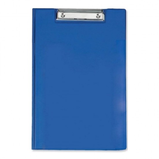 Clipboard EVOffice din Carton Plastifiat Dublu A4, Culoare Albastra - Mapa Documente