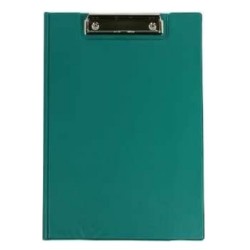 Clipboard EVOffice din Carton Plastifiat Dublu A4, Culoare Verde - Mapa Documente