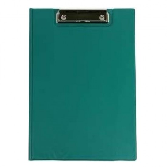 Clipboard EVOffice din Carton Plastifiat Dublu A4, Culoare Verde - Mapa Documente