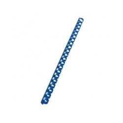 Inele din Plastic pentru Indosariere EVOffice, Dimensiune 8 mm, Capacitate 45 Coli, 100 Buc/Bax, Culoare Bleumarin, Spirale din Plastic de Legat
