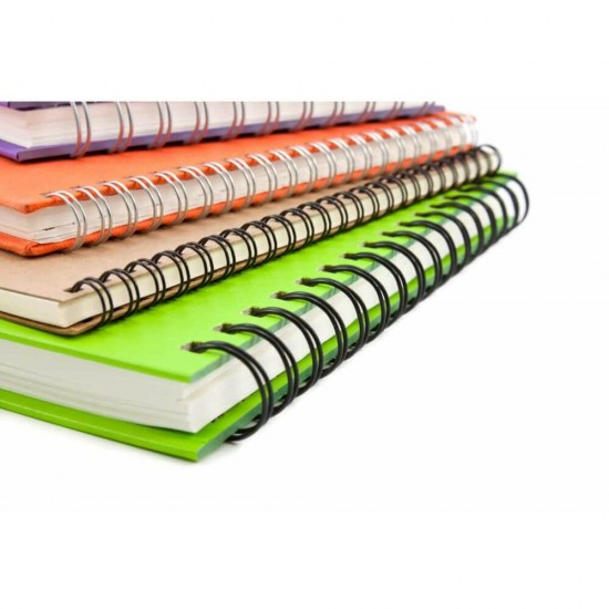 Inele din Metal pentru Indosariere EVOffice, Diametru Spira 11 mm, Capacitate 65-80 Coli, 100 Buc/Bax, Culoare Alba