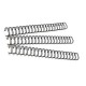 Inele din Metal pentru Indosariere EVOffice, Diametru Spira 8 mm, Capacitate 30-50 Coli, 100 Buc/Bax, Culoare Neagra