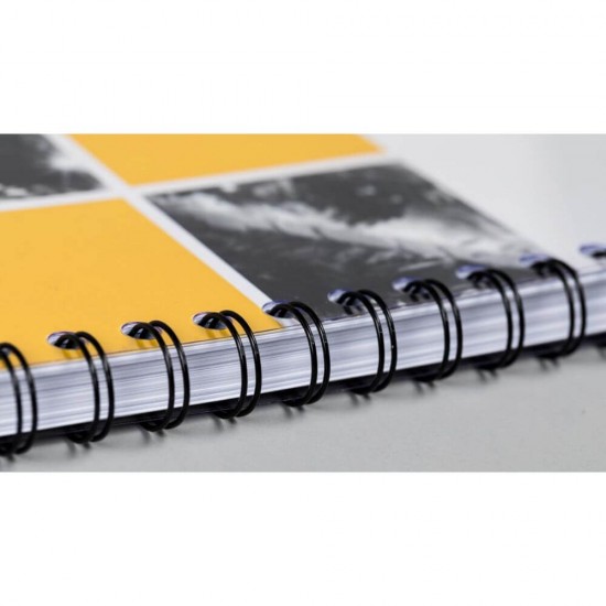 Inele din Metal pentru Indosariere EVOffice, Diametru Spira 8 mm, Capacitate 30-50 Coli, 100 Buc/Bax, Culoare Neagra