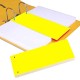 Separatoare din Carton EVOffice, Dimesiune 10x24 cm, Culoare Galben, 100 File/Set, Separatoare Bibliorafturi -  Despartitoare din Carton