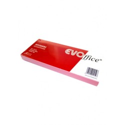 Separatoare din Carton EVOffice, Dimesiune 10x24 cm, 100 File/Set, Culoare Roz, Separatoare Bibliorafturi -  Despartitoare din Carton