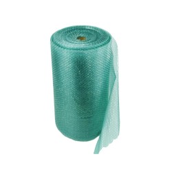 Folie cu Bule Eco Friendly Verde, Latime 125 cm, Lungime 100 m, Grosime Folie 50 g/mÂ², Dimensiune Bula 1 cm