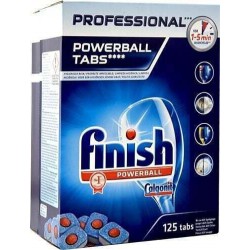 Finish Professional Powerball 125 Buc, Detergent De Vase Pentru Masina De Spalat
