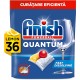 Finish Quantum Poweball Lemon, 36 Tablete, Capsule Pentru Masina De Spalat Vase