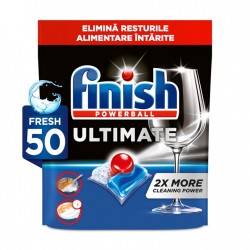 Finish Ultimate, 50 Spalari, Detergent Capsule Pentru Masina De Spalat Vase