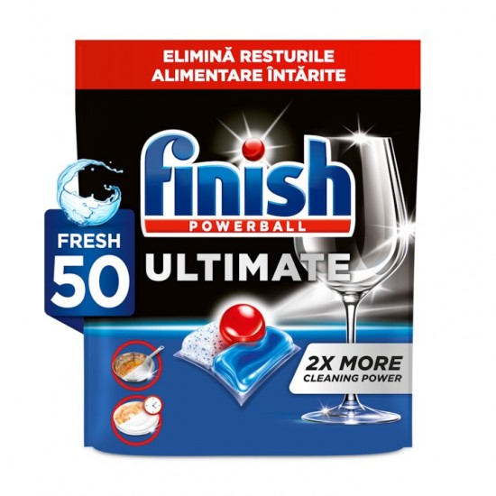 Finish Ultimate, 50 Spalari, Detergent Capsule Pentru Masina De Spalat Vase