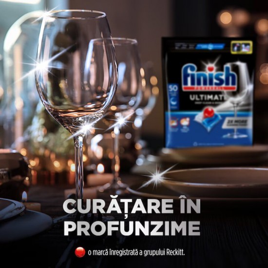 Finish Ultimate, 50 Spalari, Detergent Capsule Pentru Masina De Spalat Vase