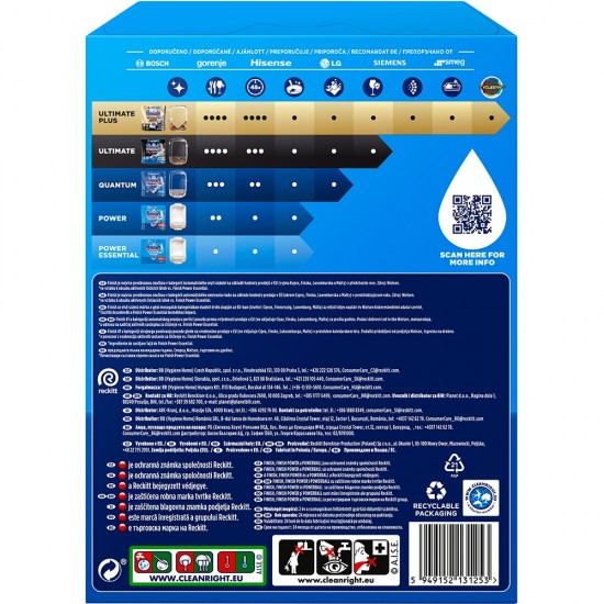 Finish Essential, 86 Tablete, Capsule Pentru Masina De Spalat Vase
