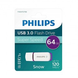 Memory Stick Usb 3.0 - 64gb Philips Snow Edition