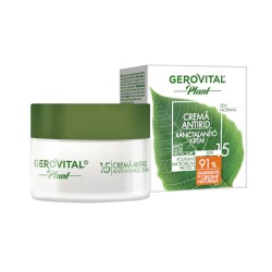 Crema Antirid Microbiom Protect Gerovital Plant, cu SPF 15, 50 ml