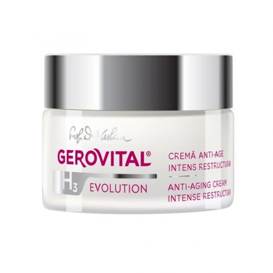 Crema Anti-Age Gerovital Intens Restructuranta 45+, H3 Evolution, 50 ml