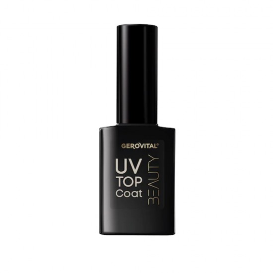 Lac de Unghii Gerovital Beauty UV Top Coat, Fara Lampa UV, 11 ml