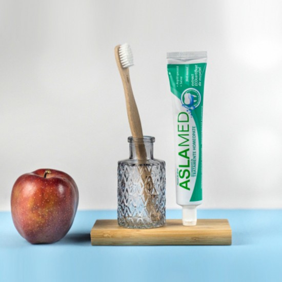 Pasta de Dinti AslaMed Tratamente Homeopate cu Argila Speciala si Salvie, 75 ml