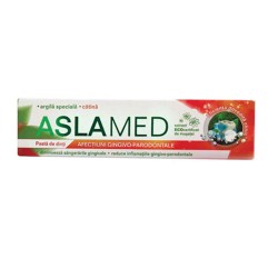 Pasta de Dinti AslaMed pentru Gingii Sanatoase cu Argila Speciala si Catina, 75 ml