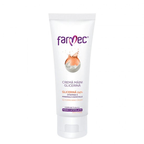 Crema Farmec de Maini cu Glicerina, 40 ml