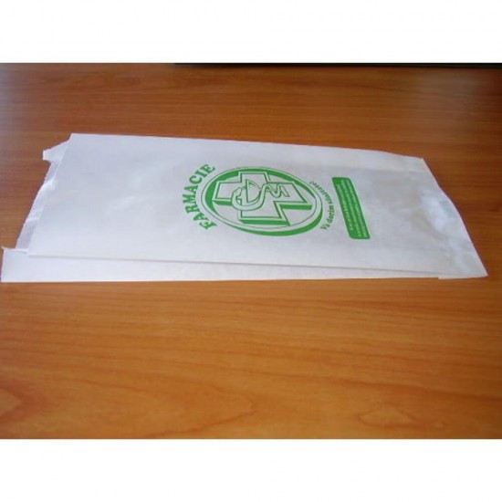 Pungi Imprimate din Hartie pentru Farmacie, 12x4x27 cm, 1000 Buc/Bax, Pungi pentru Medicamente, Pungi Albe Medicamente, Pungi Albe pentru Medicamente, Pungi Farmacii, Pungi pentru Farmacii, Pungi Hartie Farmacie, Pungi din Hartie Medicamente