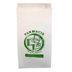 Pungi Imprimate din Hartie pentru Farmacie, Dimensiune 18x6x32 cm, 1000 Buc/Bax