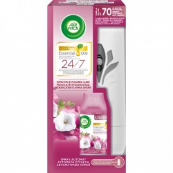 Odorizant De Camera Air Wick Freshmatic Essential Oils + Rezerva Smooth Satin & Moon Lily, 250 Ml