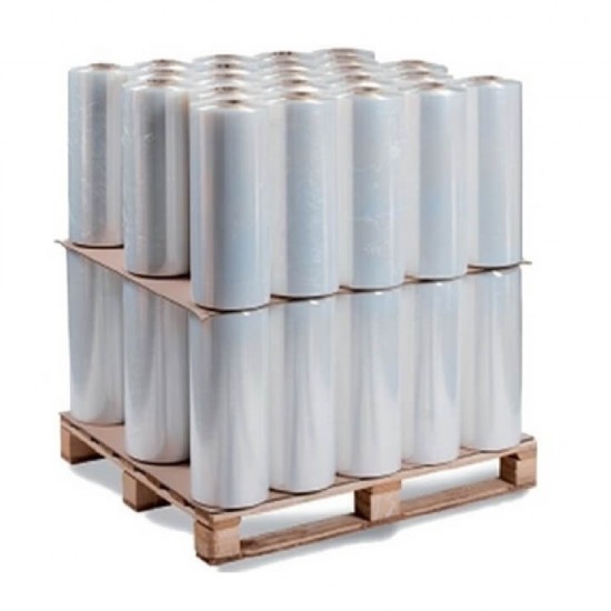 Folie Stretch Uz Automat, 1350 ml, 16 Kg/Rola, 23 MIC,  Latime Folie 500 MM, Tub Carton 2 Kg, Ambalare si Paletizare, Folie Transparenta Stretch, Folie Ambalare, Folie Stretch Ieftina, Folie 16 kg Transparenta, Folie pentru Ambalat, Folie Paletizat