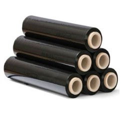 Set 6 Buc Folie Stretch Neagra pentru Uz Manual 1.5 Kg/Rola, 23 MIC, Folie Net 1.2 KG si Tub Carton 300 g, Folie Ambalare si Paletizare, Folie Stretch Ambalare, Folie Stretch Paletizare, Folie Stretch Manuala, Folie Stretch