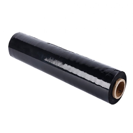 Set 6 Buc Folie Stretch Neagra pentru Uz Manual 1.5 Kg/Rola, 23 MIC, Folie Net 1.2 KG si Tub Carton 300 g, Folie Ambalare si Paletizare, Folie Stretch Ambalare, Folie Stretch Paletizare, Folie Stretch Manuala, Folie Stretch