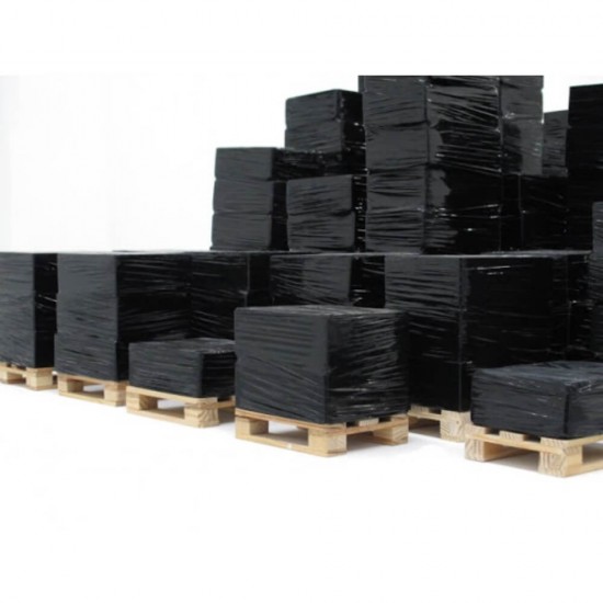 Set 6 Buc Folie Stretch Neagra pentru Uz Manual 1.5 Kg/Rola, 23 MIC, Folie Net 1.2 KG si Tub Carton 300 g, Folie Ambalare si Paletizare, Folie Stretch Ambalare, Folie Stretch Paletizare, Folie Stretch Manuala, Folie Stretch